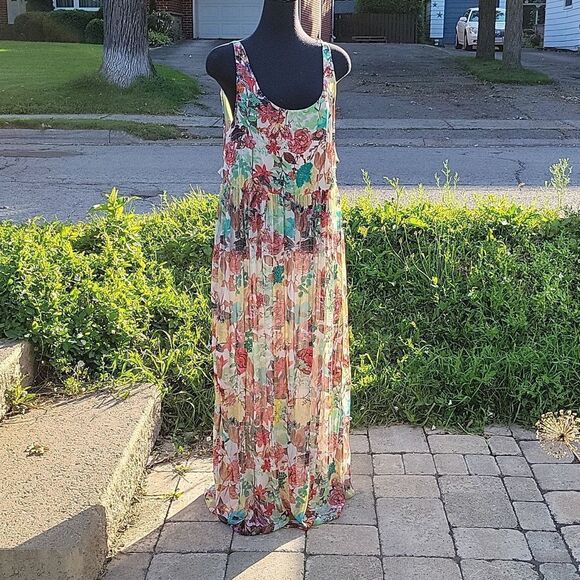 ALICE + OLIVIA floral printed maxi dress 👗Last Discount - Picture 1 of 16
